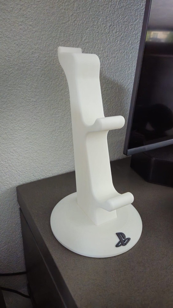 PlayStation Black White Controller Headset Stand for PS5 Mount