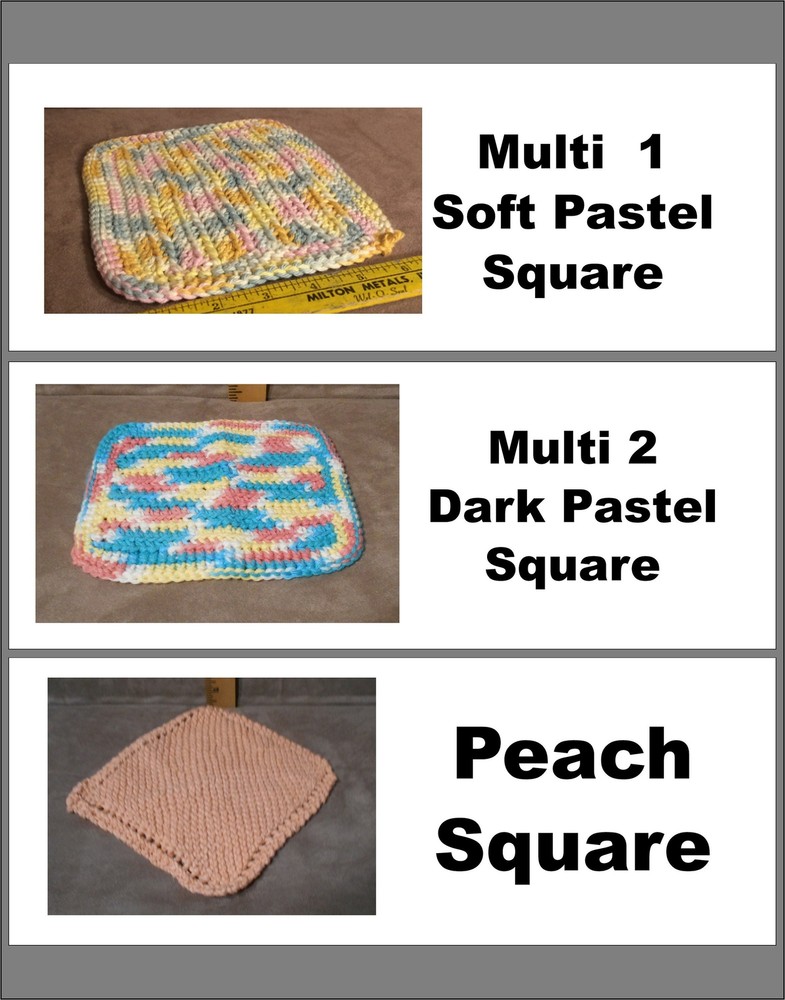 Crotchet Dishcloths Handmade Dish Cloths