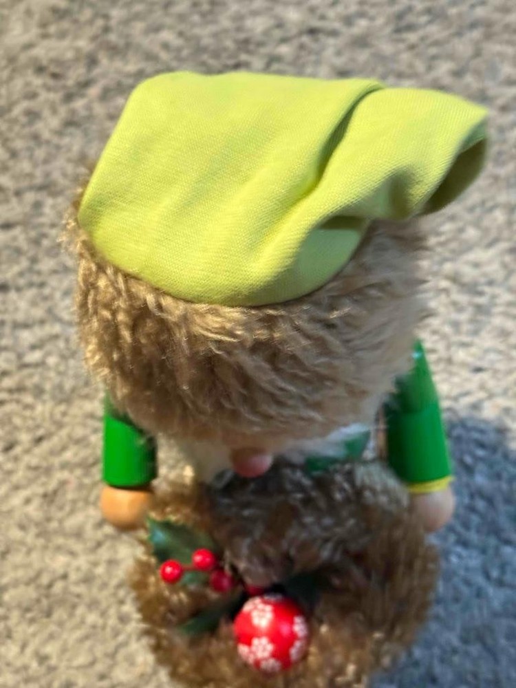 Steinbach 11" Nutcracker Troll Irish Santa Box Tags German Chubby Green