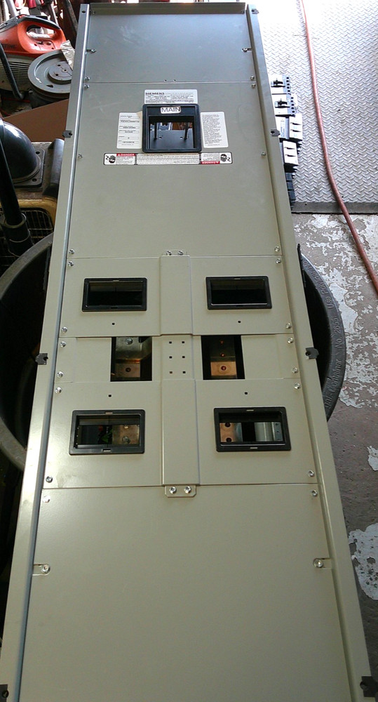 SIEMENS P3 600A Distribution Panel P3C62LX600FTS, INTERIOR ONLY - NO BREAKERS