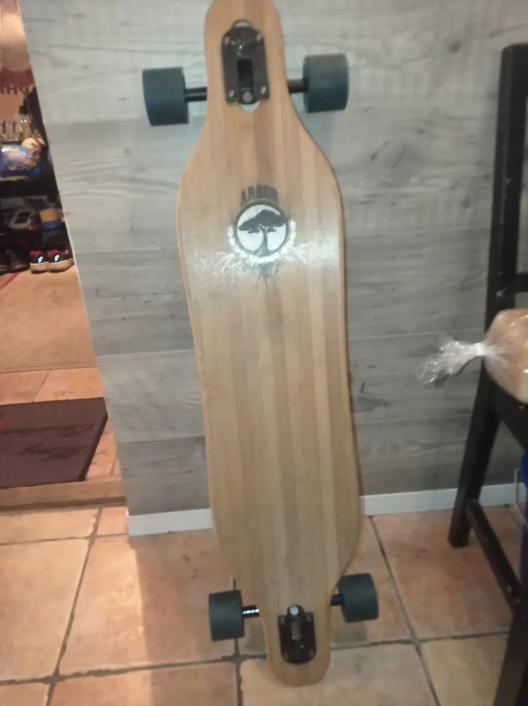Arbor Axis 40" Bamboo Longboard Complete - Drop-Through Cruiser Skateboard