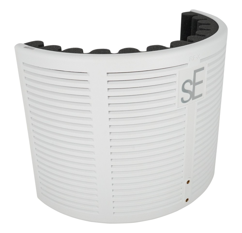 Se Electronics RF-X WB Acoustic Treatment Filter Isolation Shield in White/Black