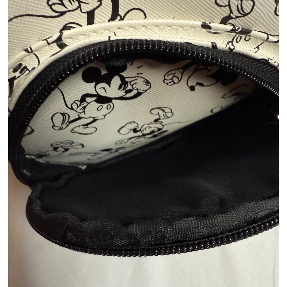 Bioworld Disney Mickey Mouse Mini Backpack Black White