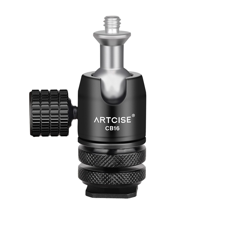 Low-Profile Ball Head Panoramic Camera Tripod Head Rotating Mini Tripod Head
