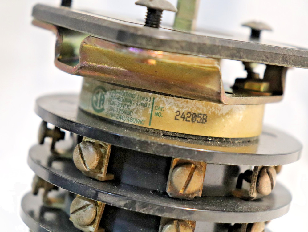 24205B Electroswitch Rotary Selector Switch Control Panel Switchgear Electro Sel