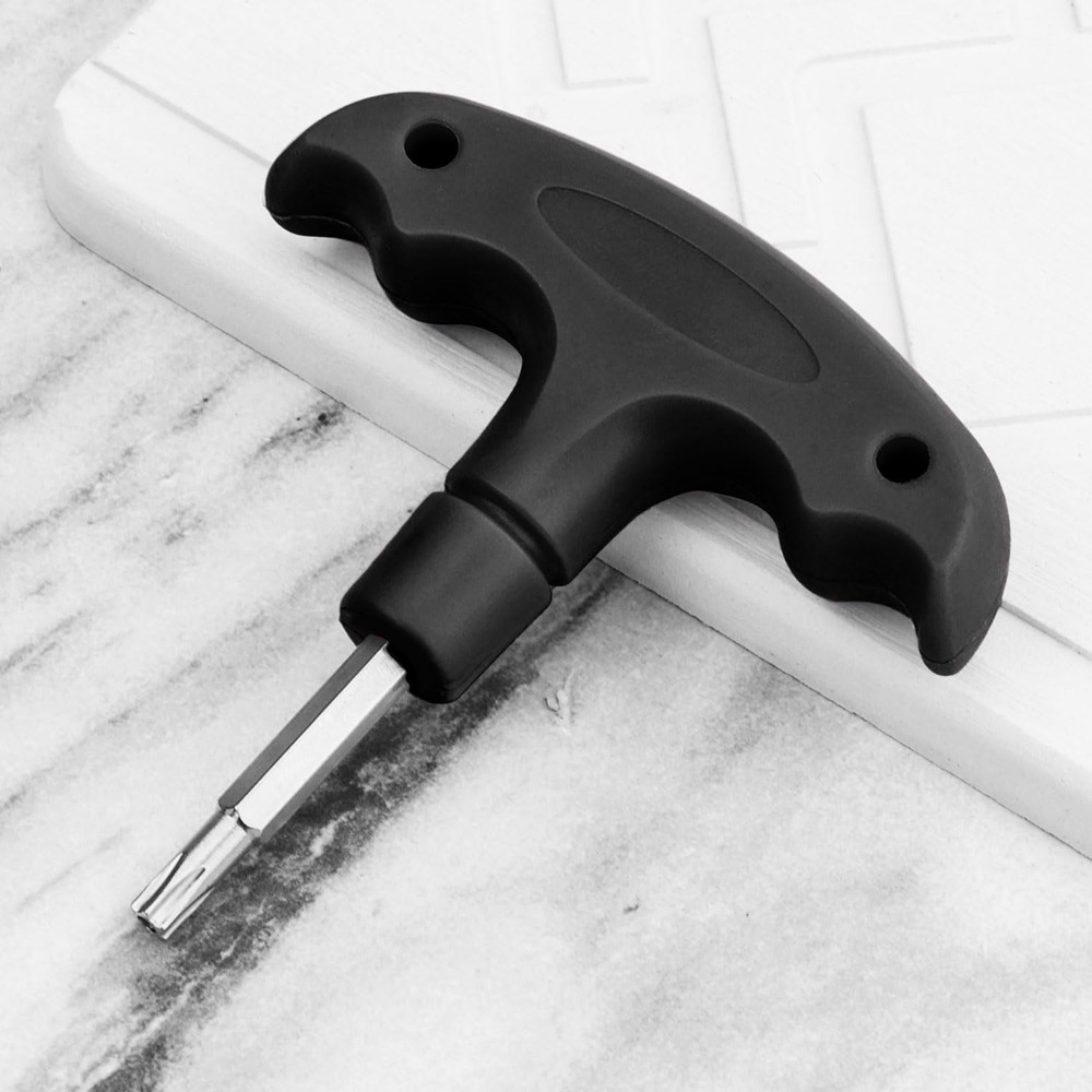 XIHIRCD Golf Torque Wrench, Adjustable Tool with Plastic Handle M, Black