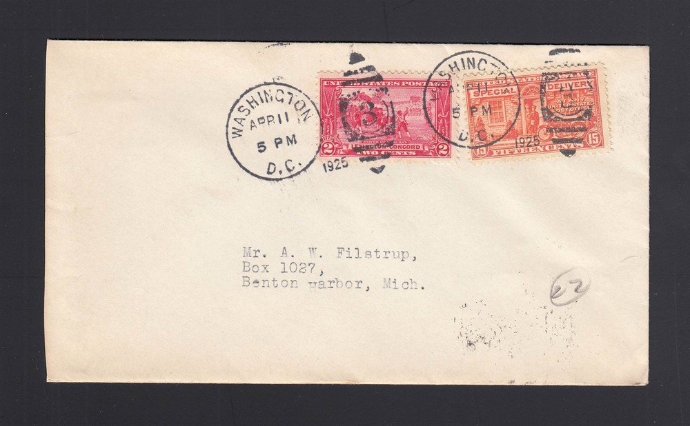 FDC: #E13 1925 13c Special Delivery - Washington, DC