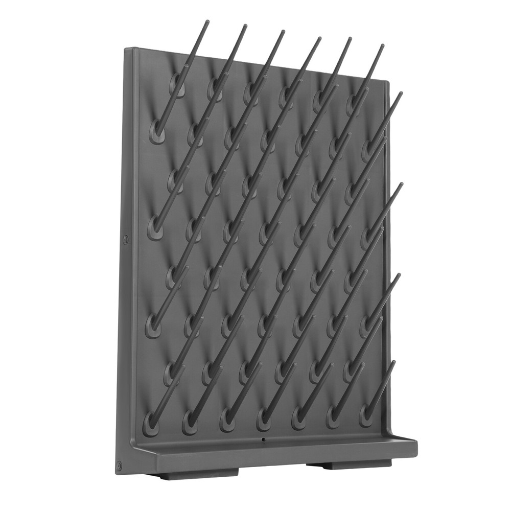 Grey Lab Removable Glassware Drying Rack Bottle Drying Rack PP Draining Rack