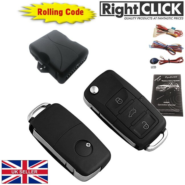 Flip Key Remote Keyless for car central lock + FREE Blank Key (High Quality)