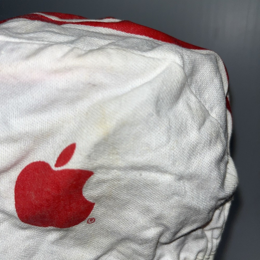 APPLE COMPUTER Cotton Cycling Hat 80s Cap Yale Computer Science Hat RARE