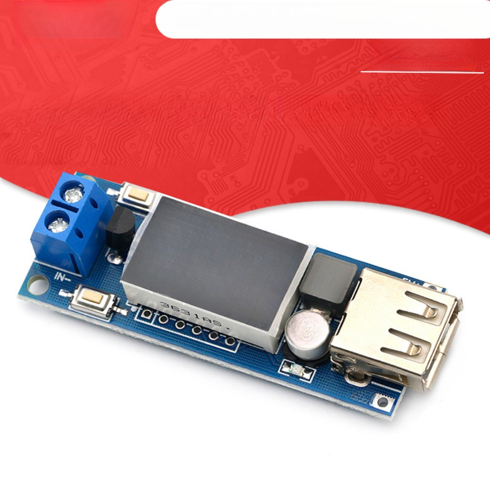 Power Supply Module DC 4 5 40V USB Charger with Step Down Voltage Meter