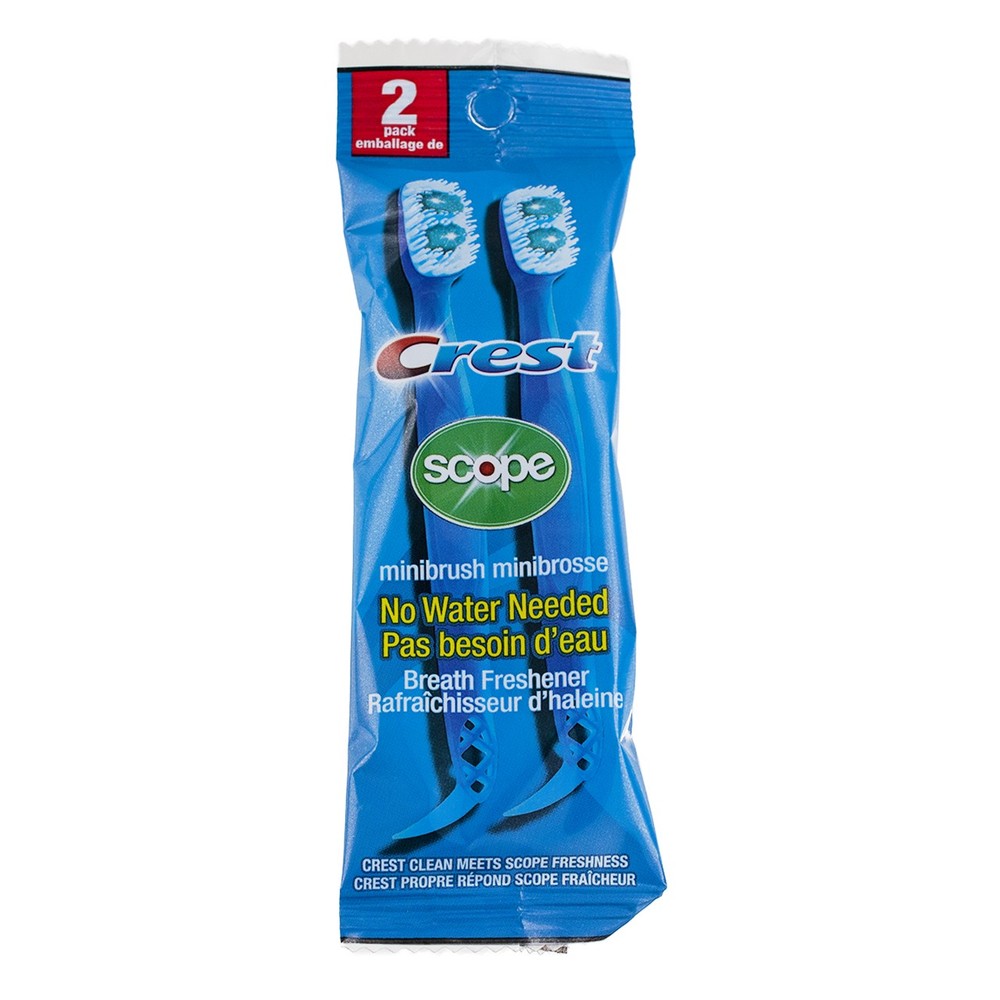 5 Pack Crest Scope Minibrush, 2 Ct
