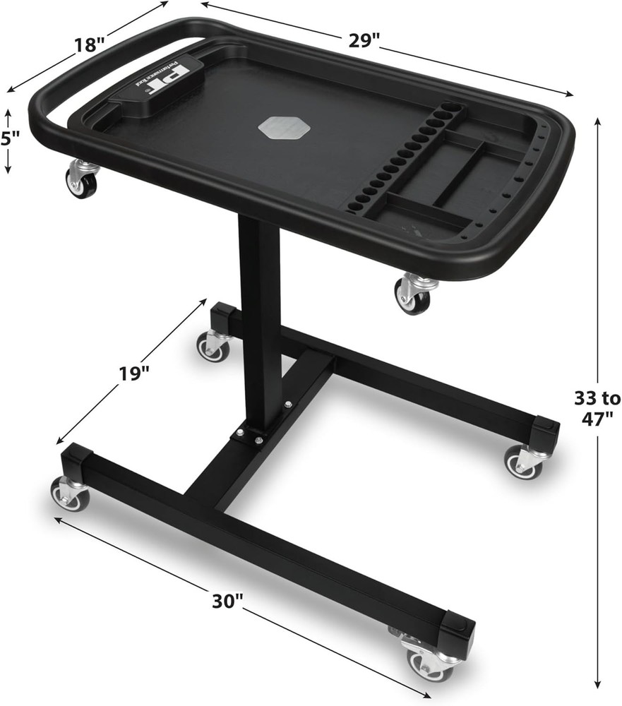 Performance Tool W85039 2-In-1 Adjustable Mobile Tool Table
