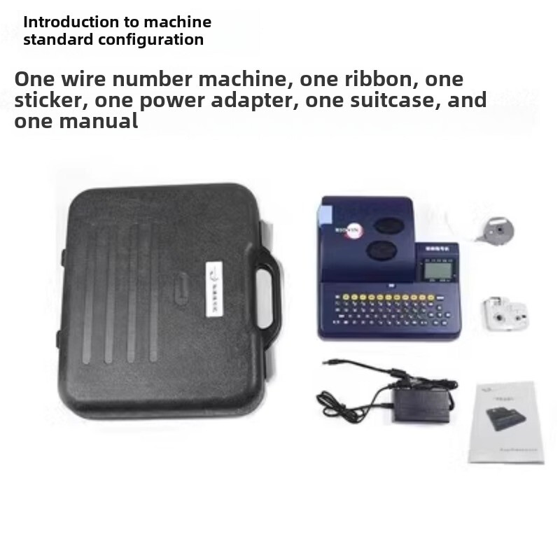 Marking Machine S680 Number Tube Printer PVC Sleeve Coding Machine Printer