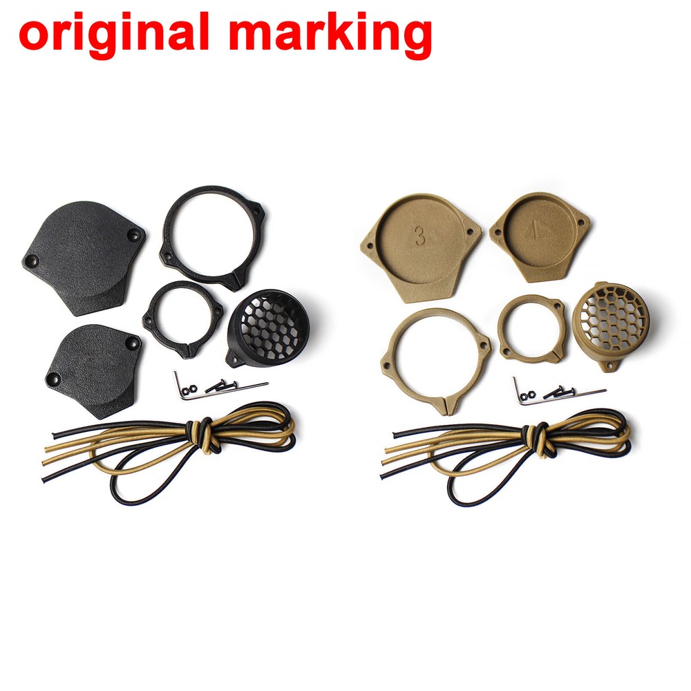 Tactical Scope Cap Protector Objective Scope Lens Cover Nylon For VORTEX 1-6X