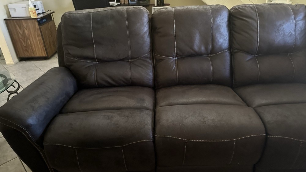 L-Shaped Cloud Couch 3 Recliners