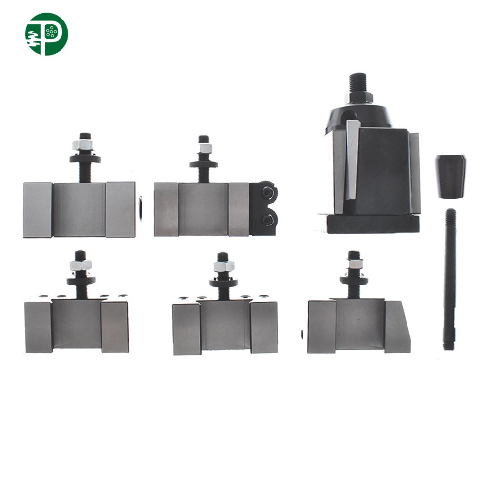6Pack AXA 250-111 Wedge Type Quick Change Tool Post Holder Set Swing Dia 12"