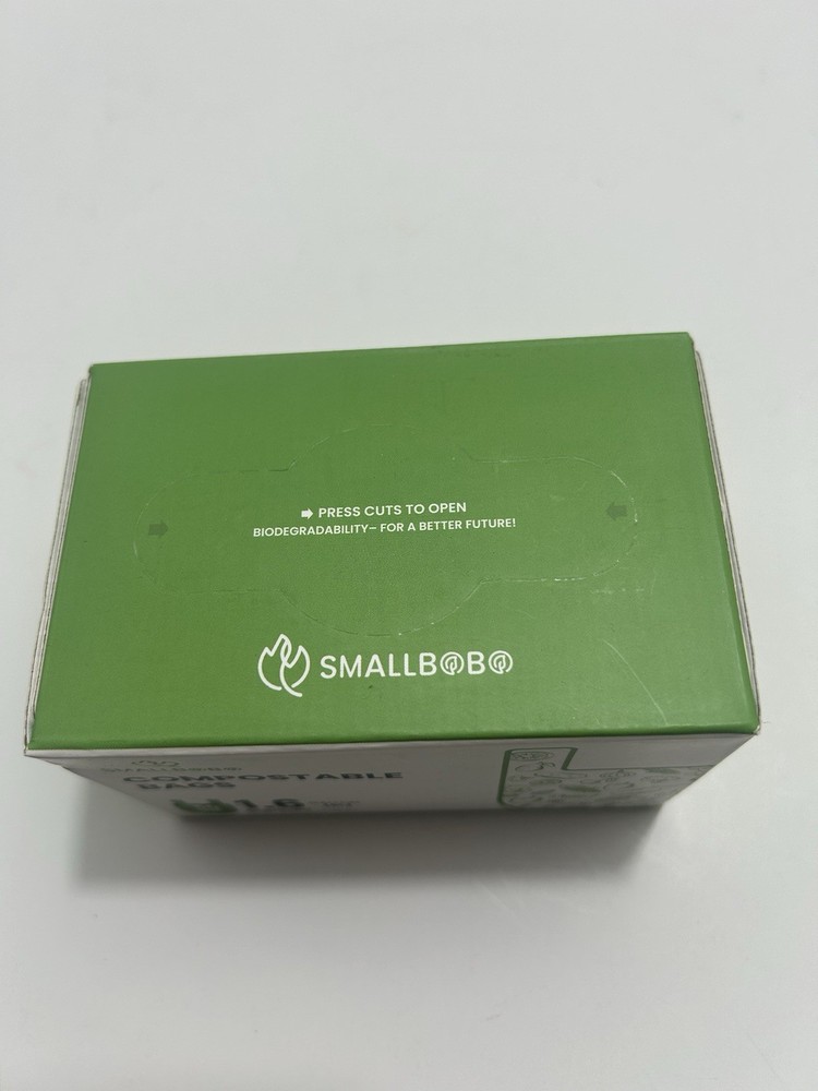 Smallbobo Compostable Bags 1.6 Gallon 50 Count