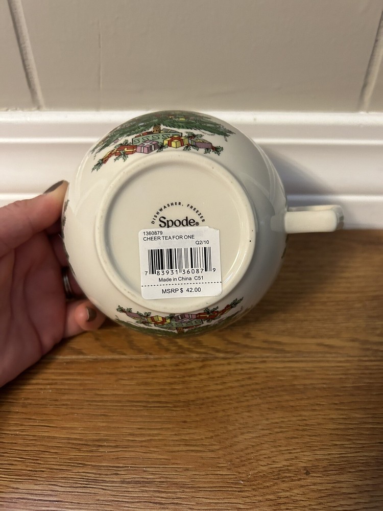 Spode Christmas Tree Cheer Tea For One
