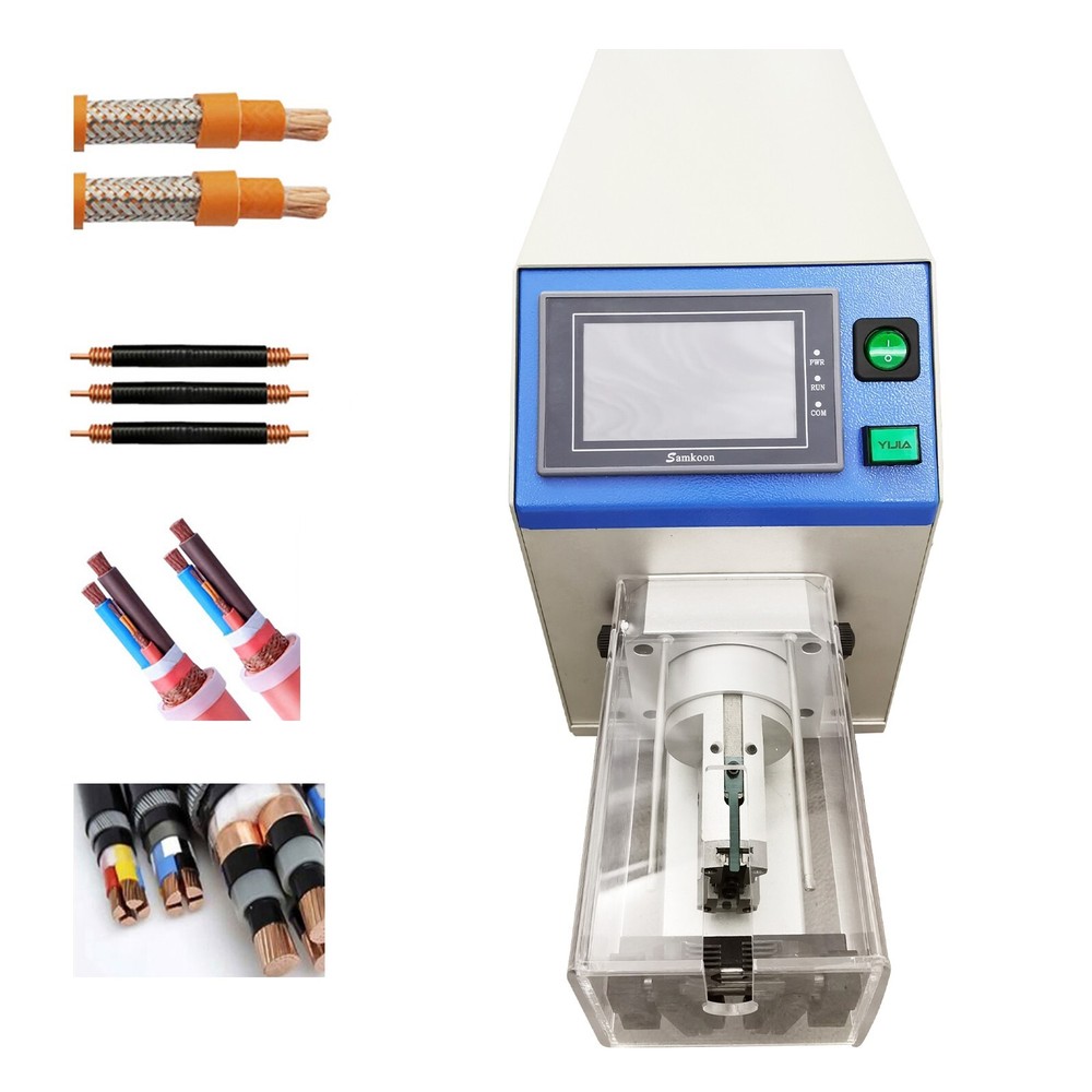 Semi-automatic Coaxial Cable Rotary Stripping Knife Wire Stripping Machine