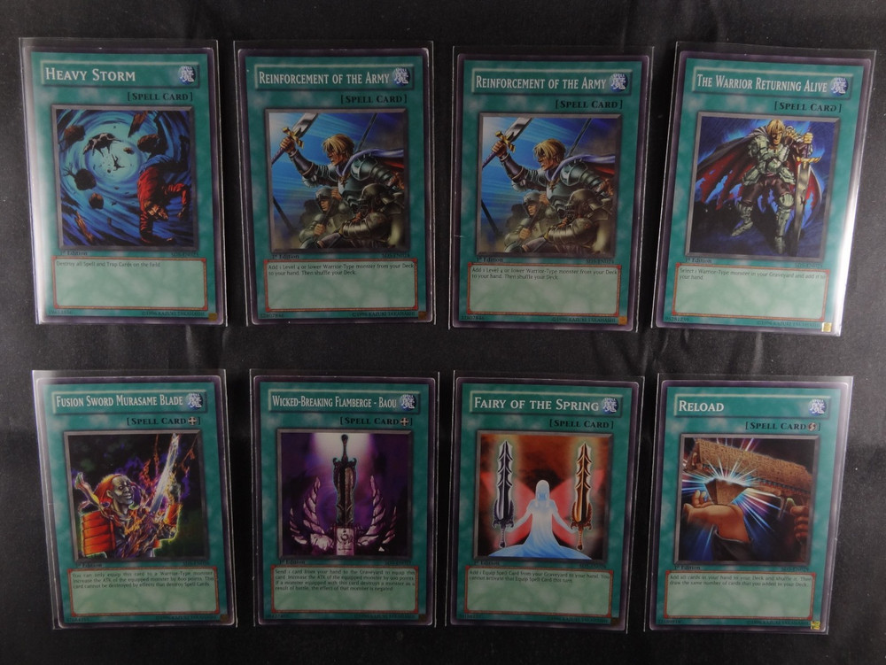 Structure Deck Warrior's Triumph COMPLETE - 1st Edition - SD5 - Yu-Gi-Oh