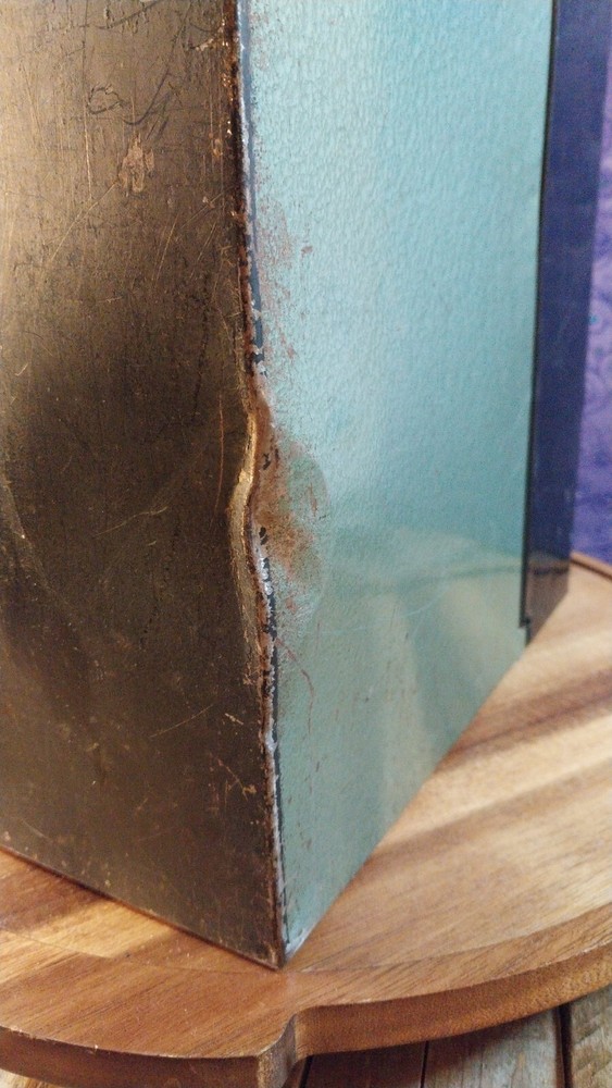 Old Metal Locking Box LOCK BOX SAFE PAPER FILE STORAGE