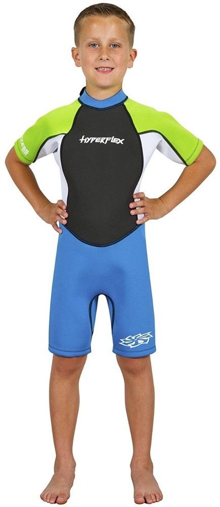 Hyperflex Children's Access Shorty Spring Suit Wetsuit 2mm, Size 2-8