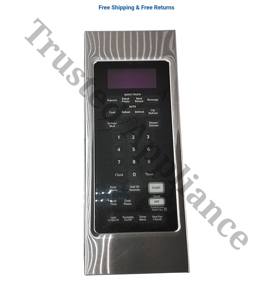 Whirlpool Microwave Control Panel Console W10276423 SILVER