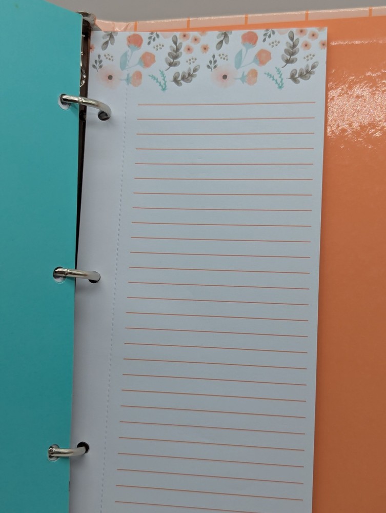 Day Planner W/Multiple Sections, Stickers, Sticky Notes, Pgs For Notes, Pockets