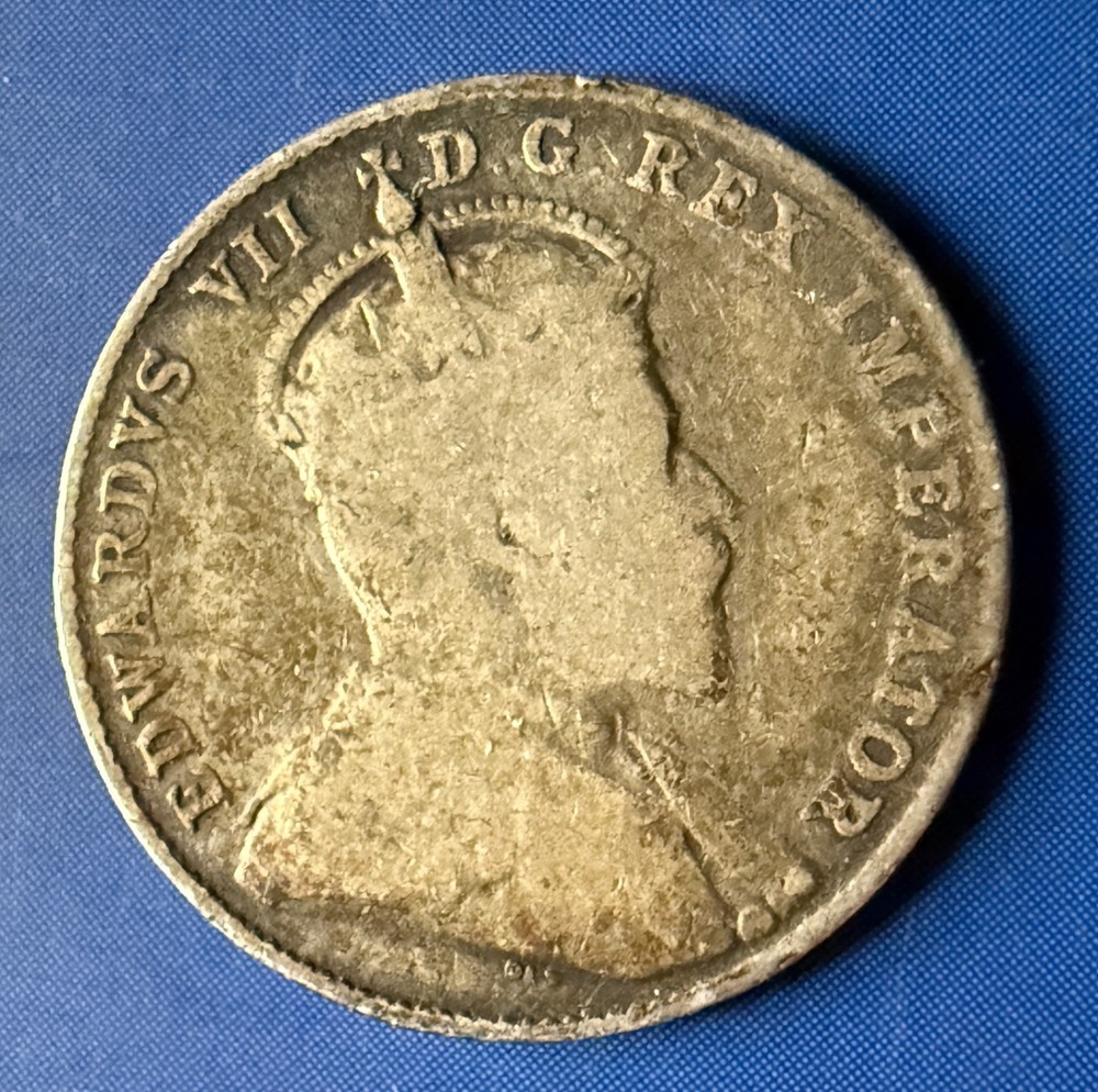 CANADA 10 CENT 1903 H SILVER KM 10
