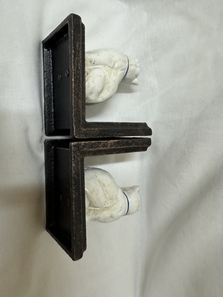 Vintage Style Cast Iron Cat Bookends
