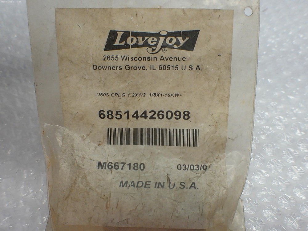 LOVEJOY 68514426098 COUPLING NSMP