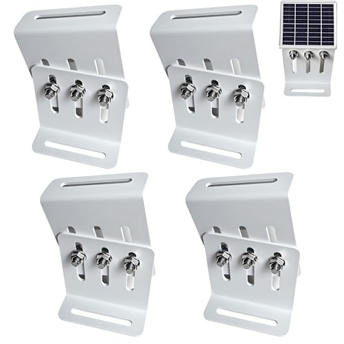 Adjustable Solar Panel Tilt Mount Bracket, Heavy Duty Solar 8Pack (4 Pairs)