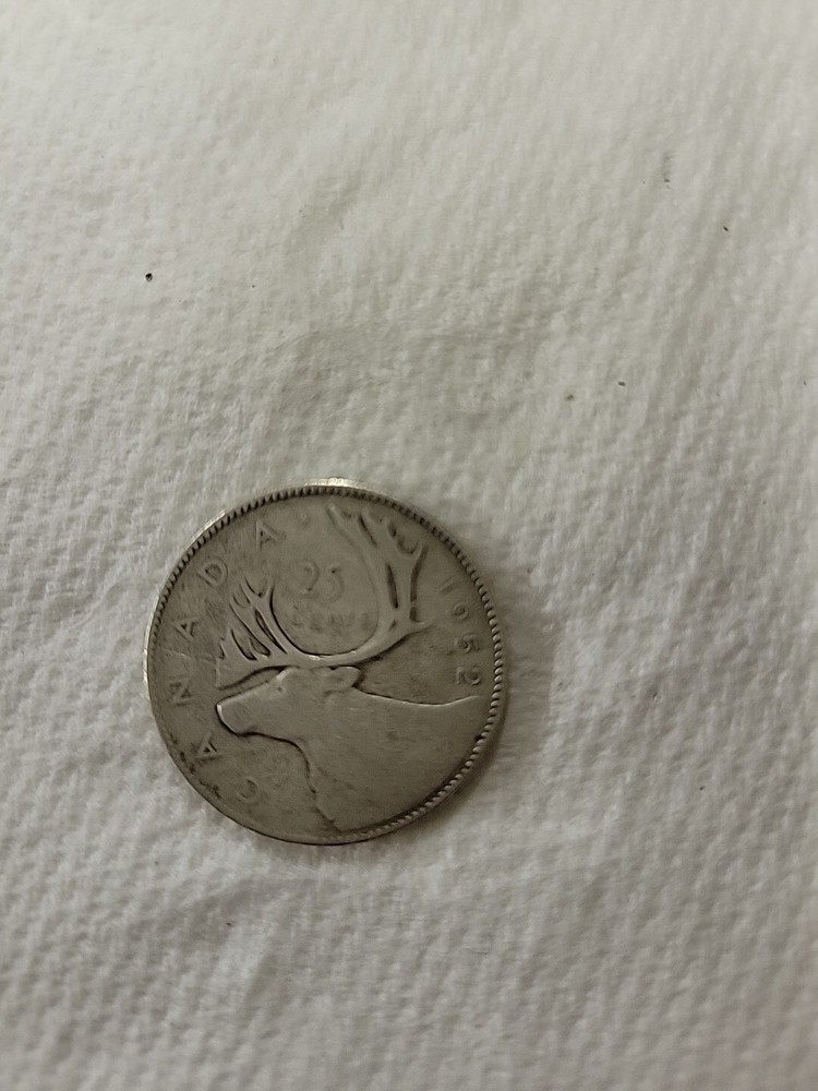 1952 canada 25 cents