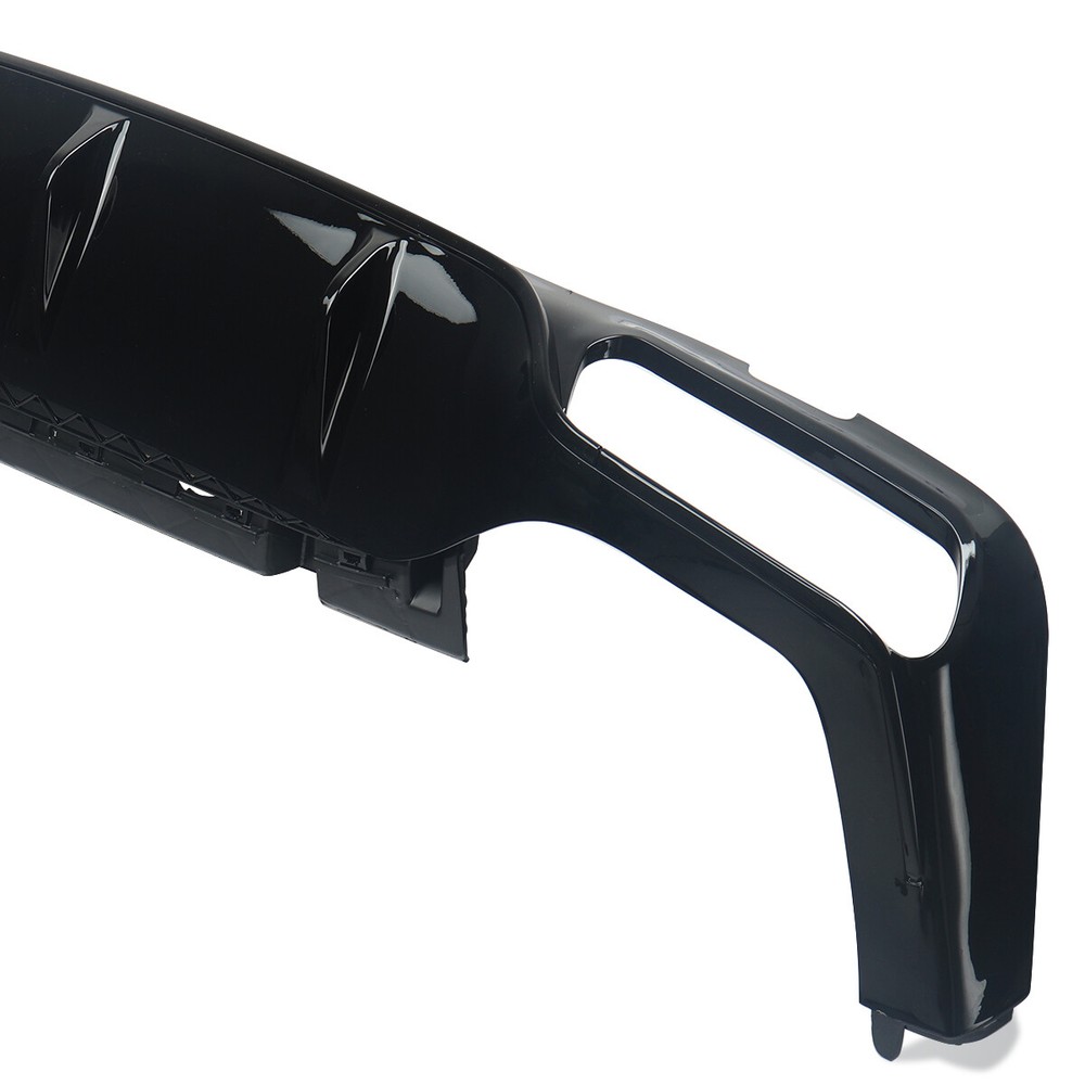 Rear Bumper Diffuser Lip W/ Exhaust Tips For 2016-2020 Benz W213 E300 E400 E43