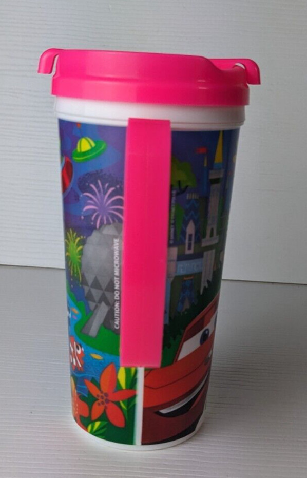 Walt Disney World Parks Rapid Refill Mug Buzz Lightyear, Lightning McQueen, Nemo