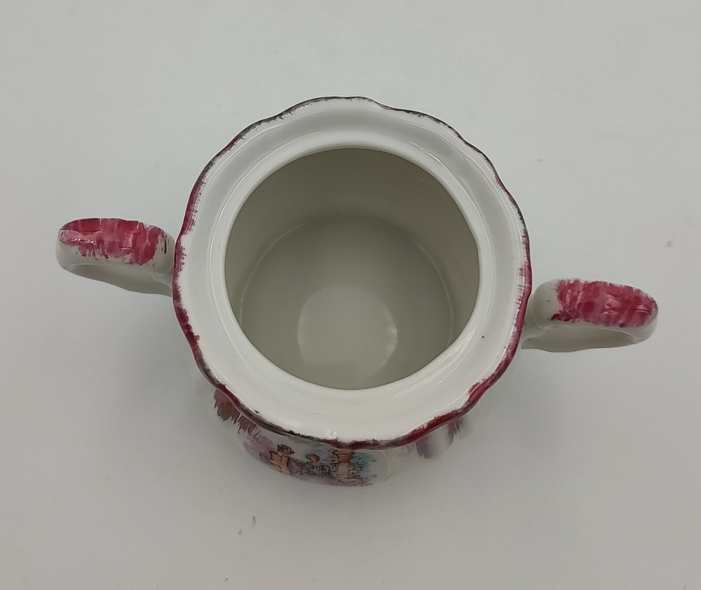 Japan Opulescent Lusterware Sugar Bowl with Lid Replacement