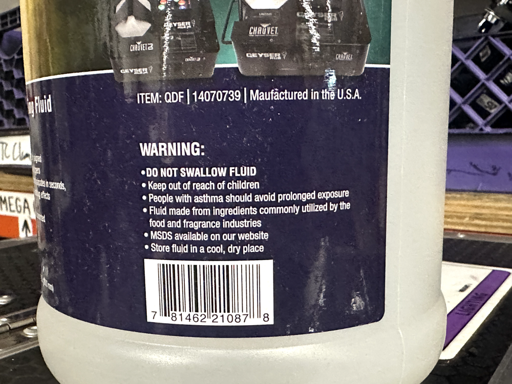 Chauvet DJ Quick Dissipating Fluid (QDF)