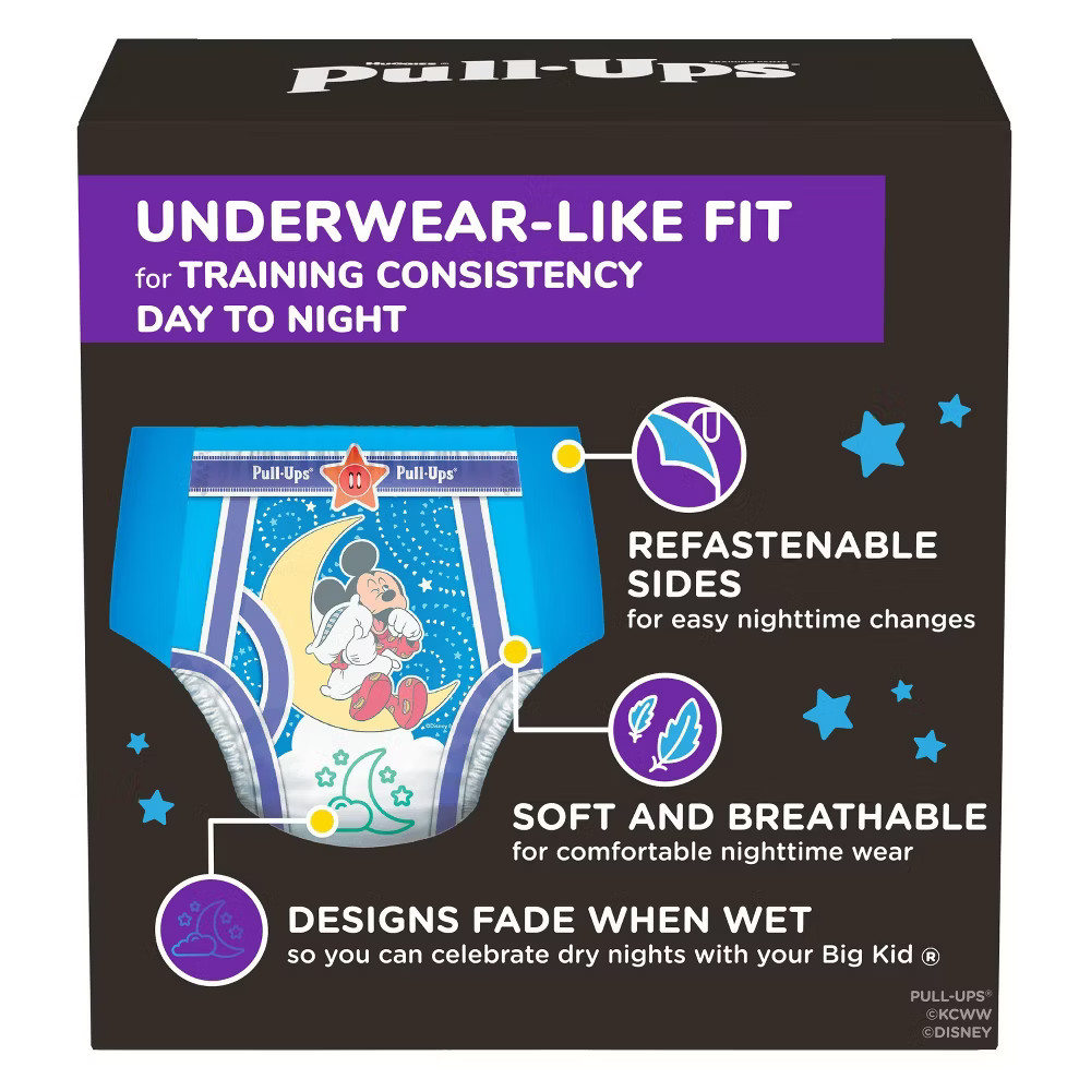 Pull-Ups Night-Time Disposable Training Pants - Boys' - 3T-4T - 60ct