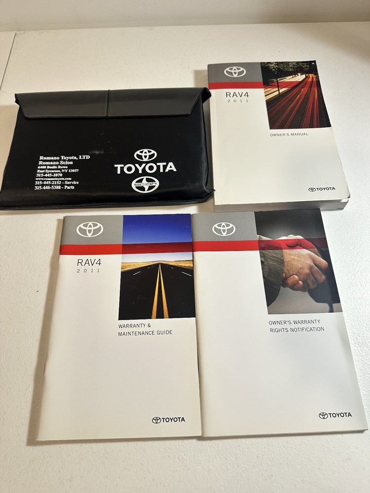 2011 Toyota RAV4 Owner's Manual Set