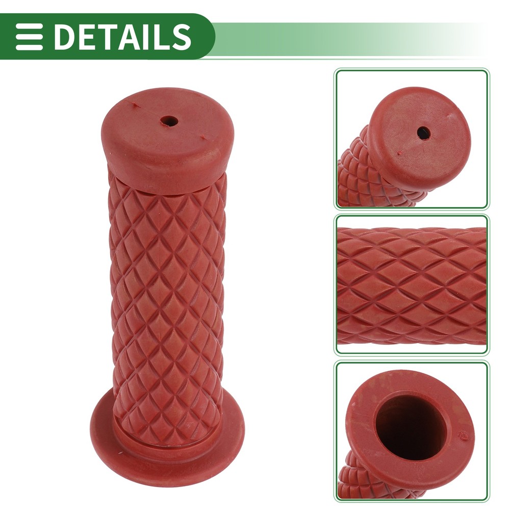 1" 25mm Motorcycle Knobs Handlebar Cover TPU Knobs Dark Red #1