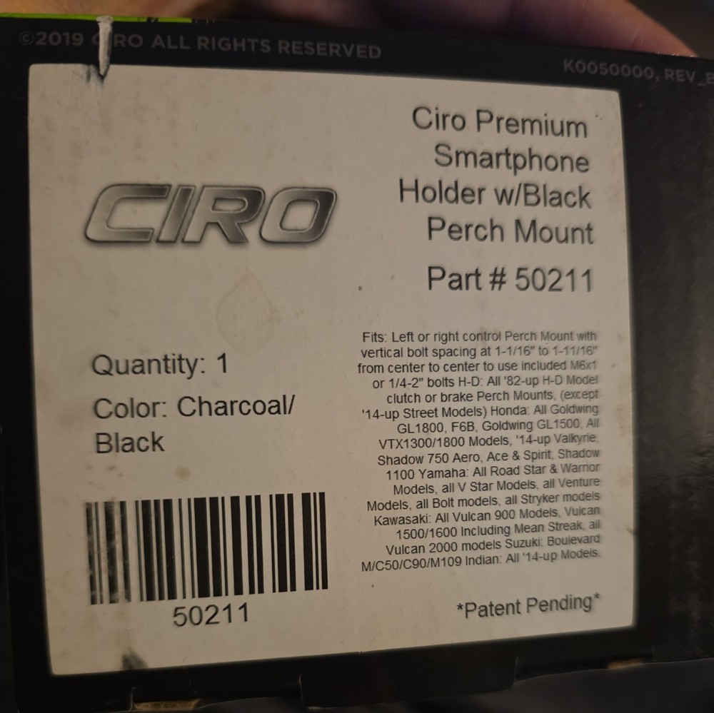 Ciro Premium Smartphone Perch Mount Holder With Charger