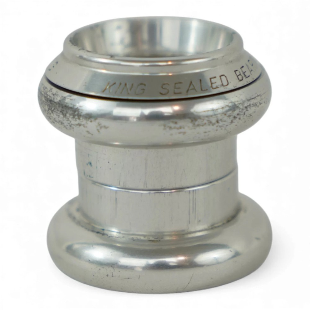 Chris King 1" Threadless Headset Silver Vintage Road Cycling Part