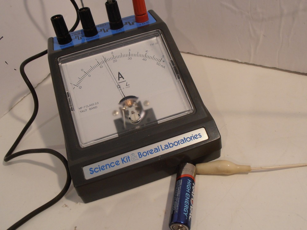 Science Kit & Boreal DC Ammeter-3 Range 50ma/500ma/5A