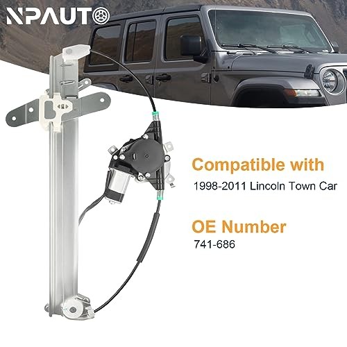 Front Power Window Regulator Driver Side with Motor Front Driver Side