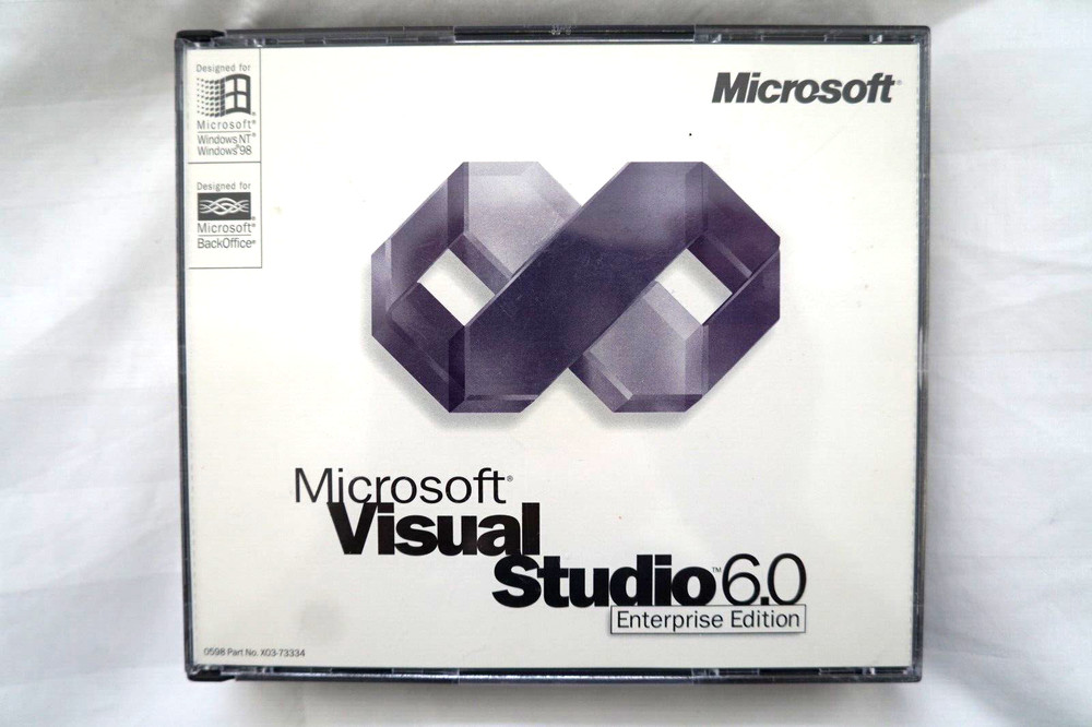 Microsoft Visual Studio Enterprise 6.0 + Install Instructions ~ 3 CD's KEY CODE