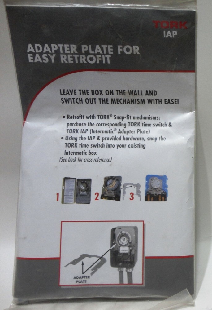 Tork - IAP - Adapter Plate for Mounting Timer in Existing Box (950314)