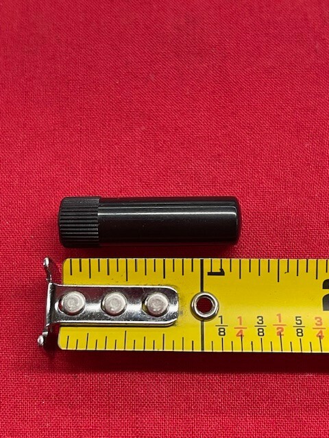 Starrett PT09357 Case Stem Cap for 25 AGD Indicators - BLACK