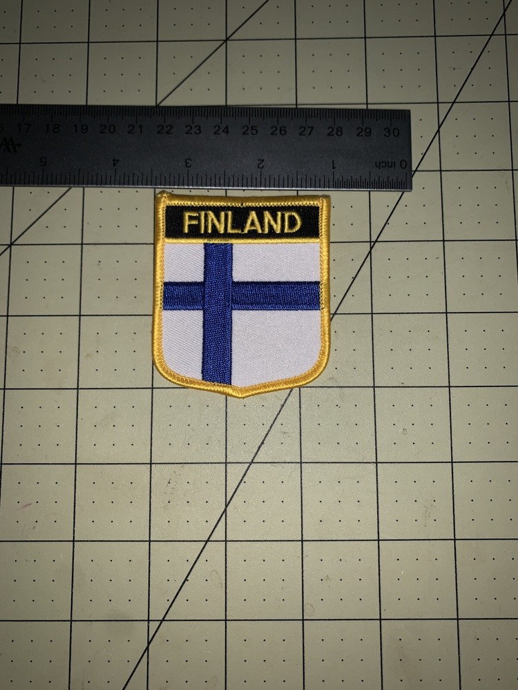 Finland  shoulder Patch. New Pre-Owned