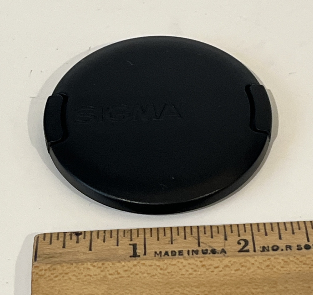 Sigma 55 mm Plastic Tab Lock Front Lens Cap Oem Original Replacement Good Cond
